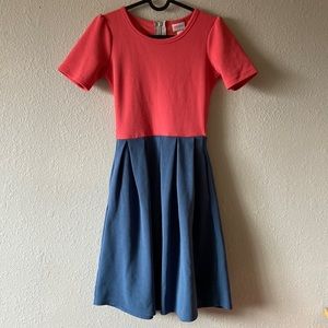 LuLaRoe Amelia Dress (Pockets!!) XXS